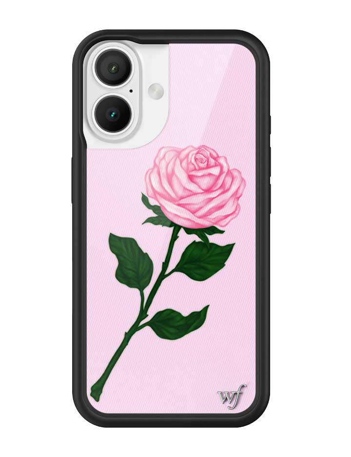 Wildflower Pink Rose iPhone Case
