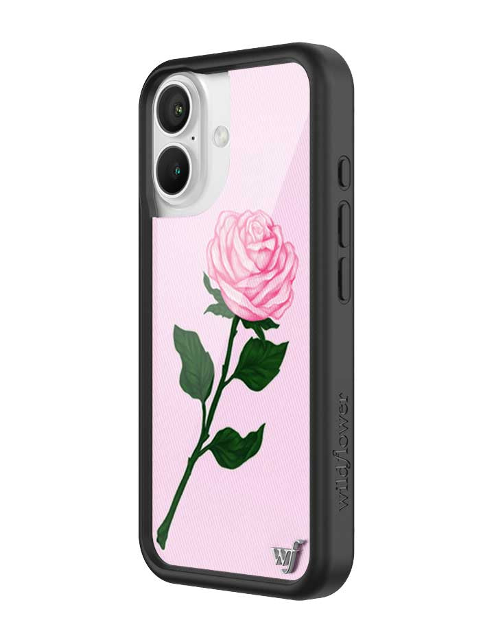 Wildflower Pink Rose iPhone Case