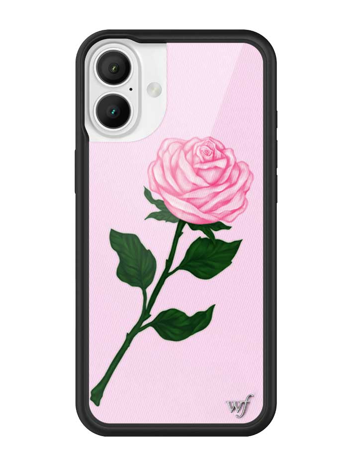 Wildflower Pink Rose iPhone Case