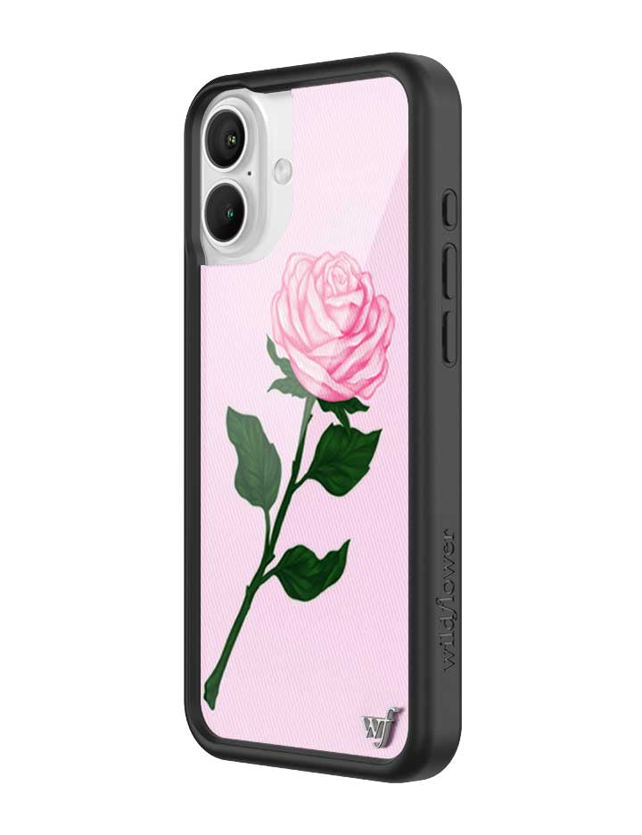 Wildflower Pink Rose iPhone Case