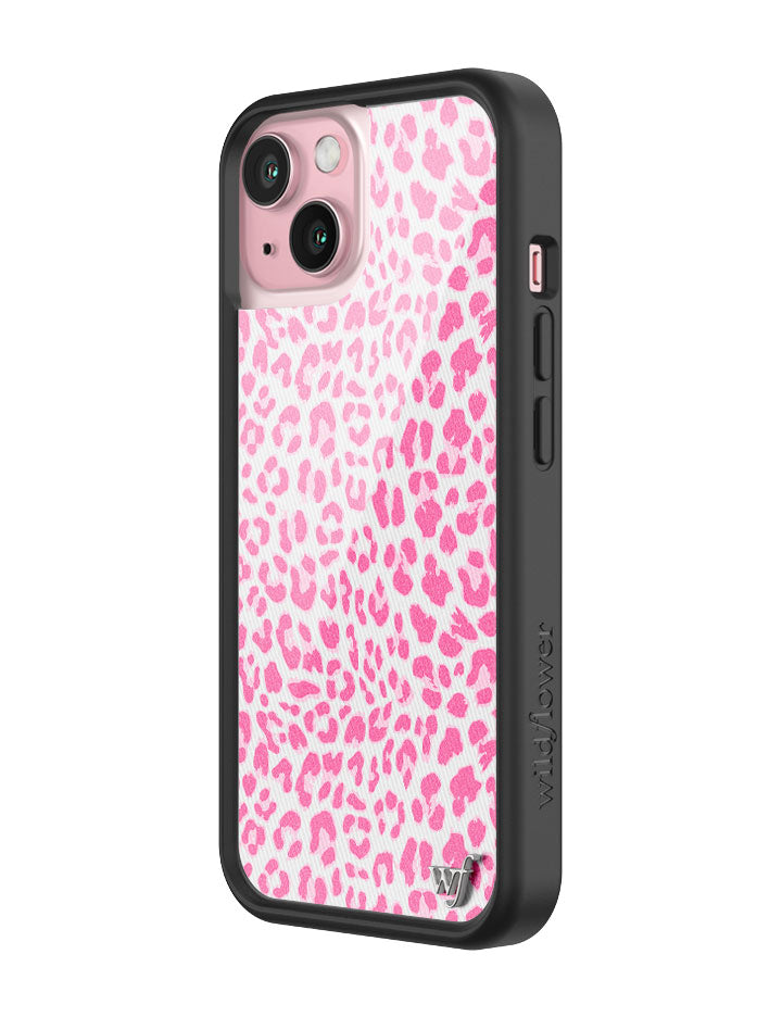 Wildflower Meow | Pink iPhone Case