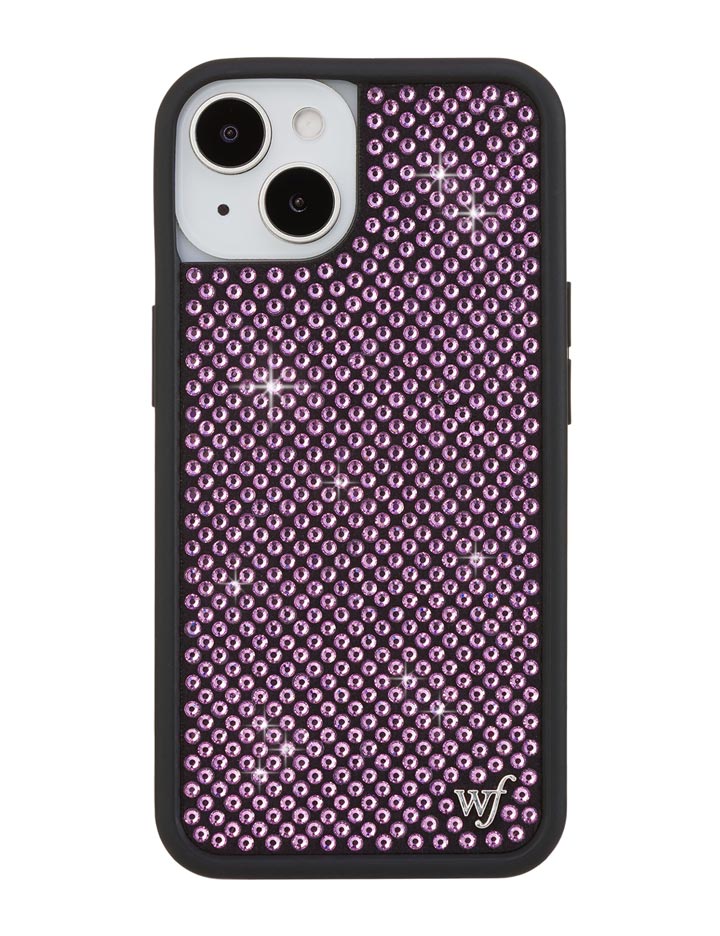 Wildflower Rhinestone iPhone Case | Pink