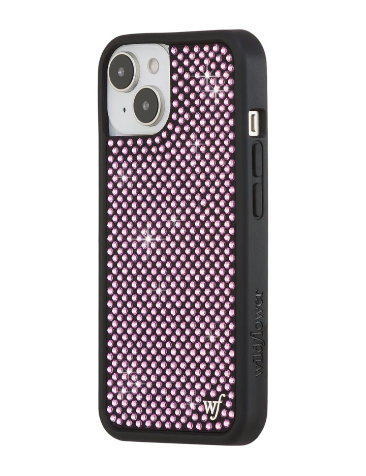 Wildflower Rhinestone iPhone Case | Pink
