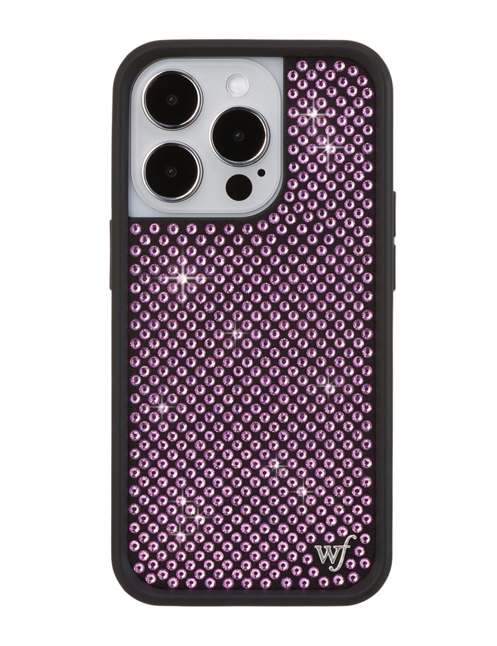 Wildflower Rhinestone iPhone Case | Pink