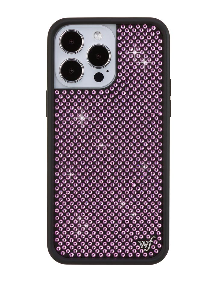 Wildflower Rhinestone iPhone Case | Pink