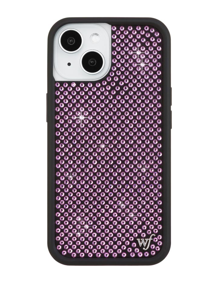 Wildflower Rhinestone iPhone Case | Pink