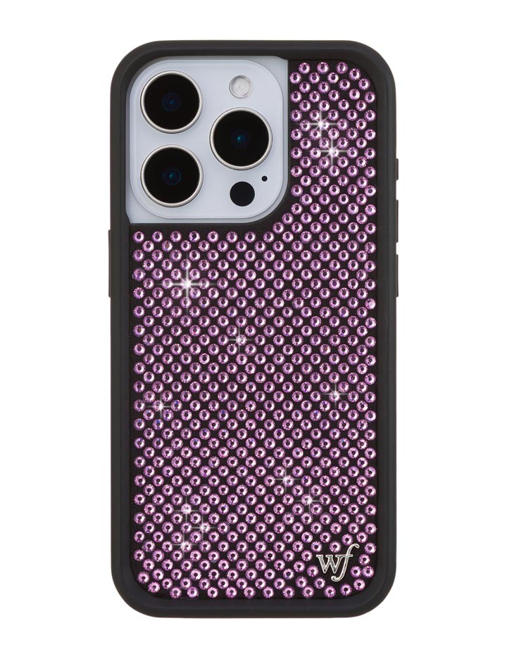 Wildflower Rhinestone iPhone Case | Pink