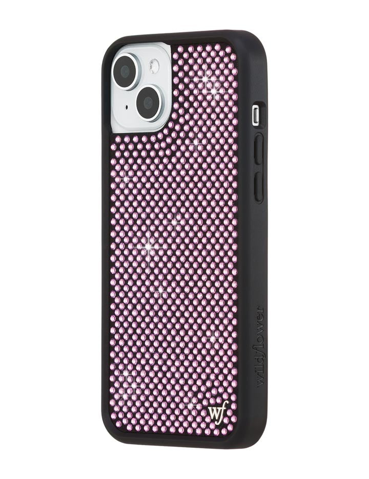 Wildflower Rhinestone iPhone Case | Pink