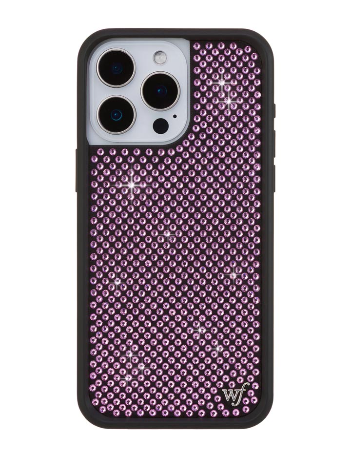Wildflower Rhinestone iPhone Case | Pink