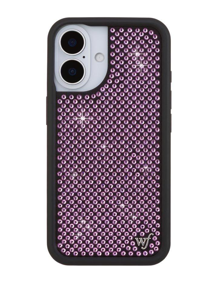Wildflower Rhinestone iPhone Case | Pink