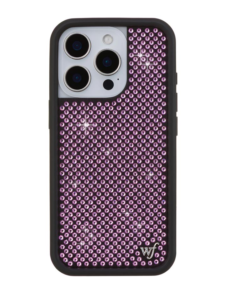 Wildflower Rhinestone iPhone Case | Pink