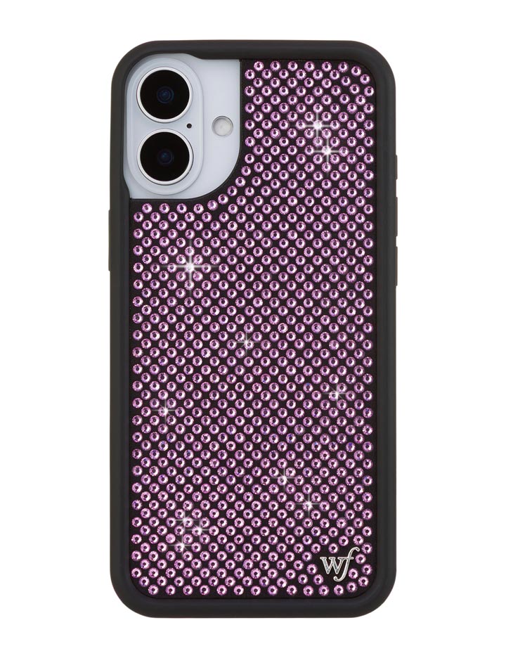 Wildflower Rhinestone iPhone Case | Pink