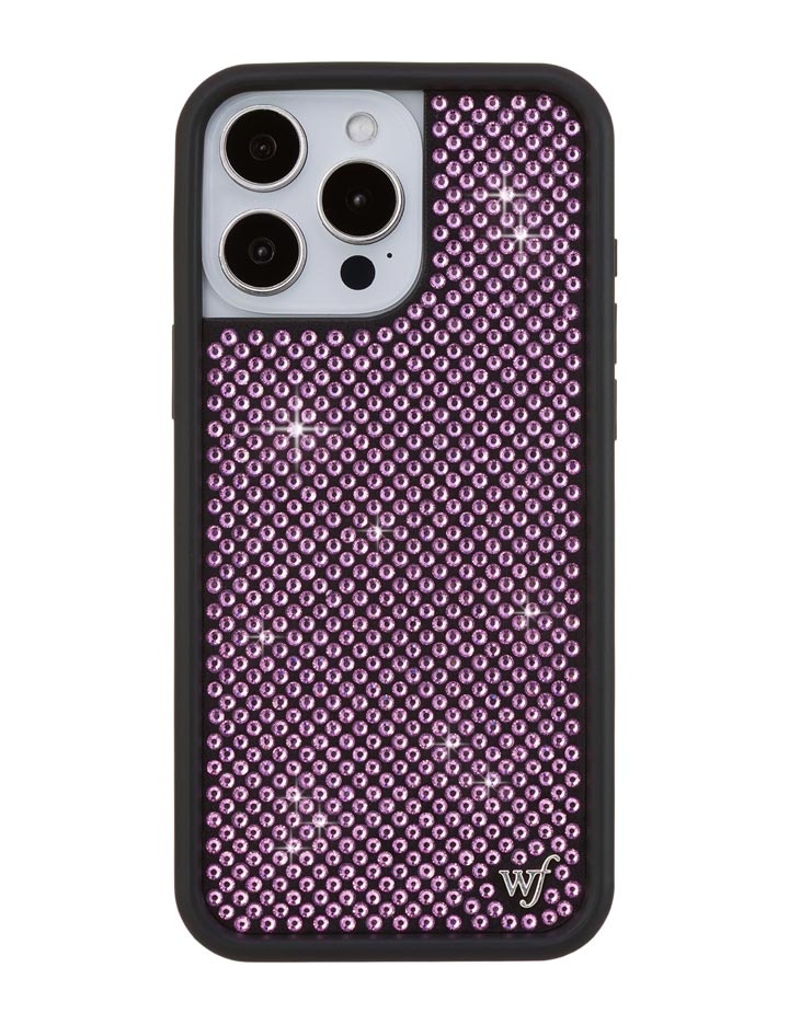 Wildflower Rhinestone iPhone Case | Pink