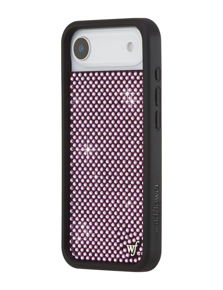 Wildflower Rhinestone iPhone Case | Pink