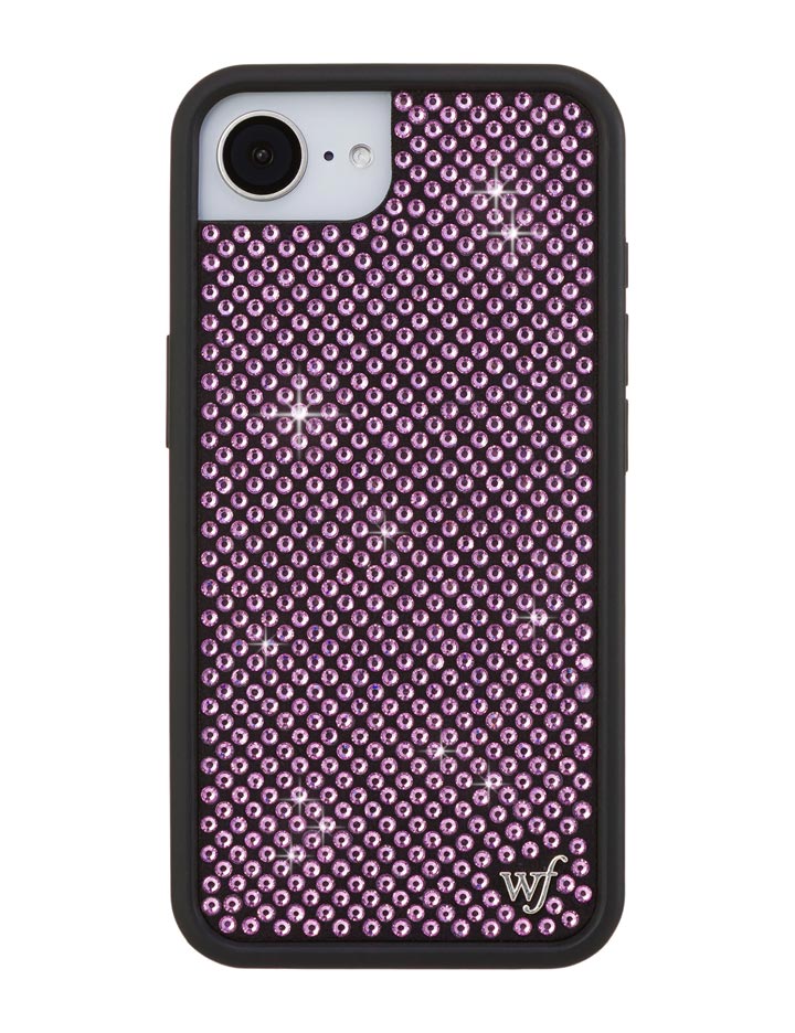 Wildflower Rhinestone iPhone Case | Pink