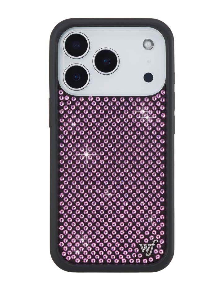 Wildflower Rhinestone iPhone Case | Pink