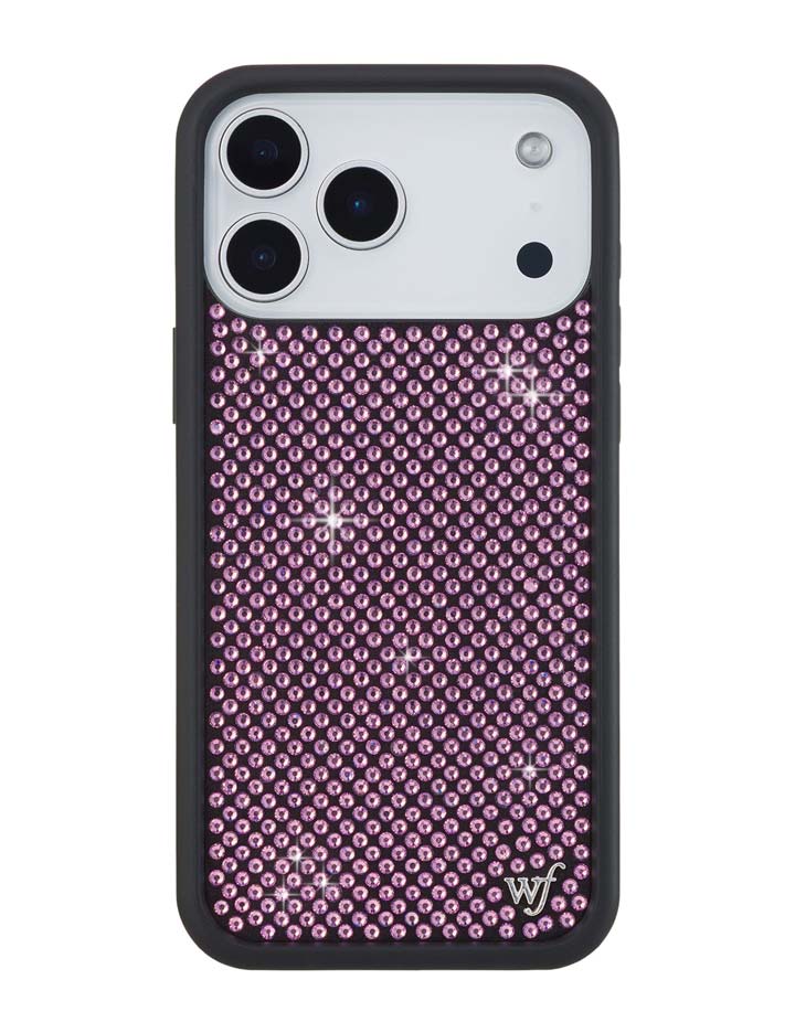 Wildflower Rhinestone iPhone Case | Pink