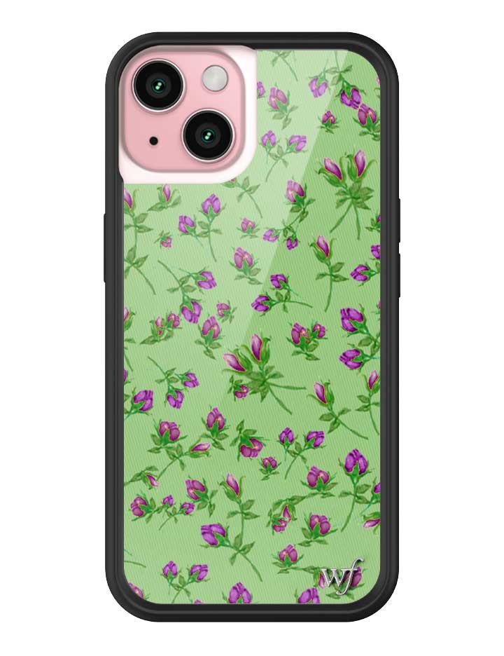 Wildflower Posie Rosie | Purple iPhone Case