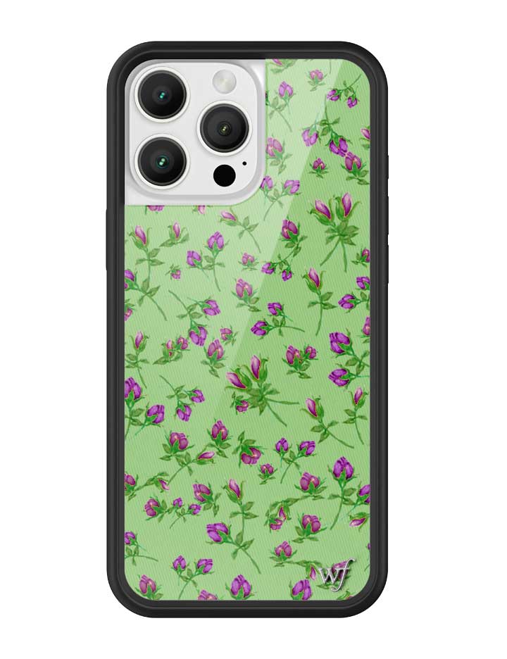Wildflower Posie Rosie | Purple iPhone Case