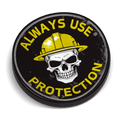 Use Protection Hard Hat Sticker
