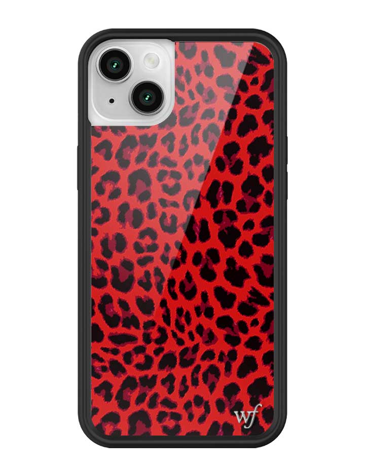Wildflower Meow | Red iPhone Case