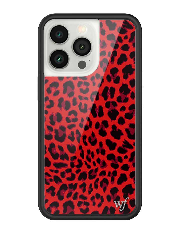Wildflower Meow | Red iPhone Case