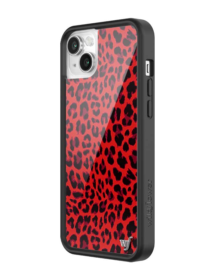 Wildflower Meow | Red iPhone Case
