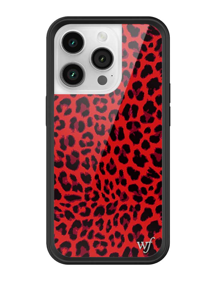 Wildflower Meow | Red iPhone Case