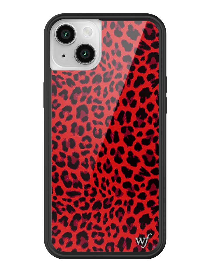 Wildflower Meow | Red iPhone Case