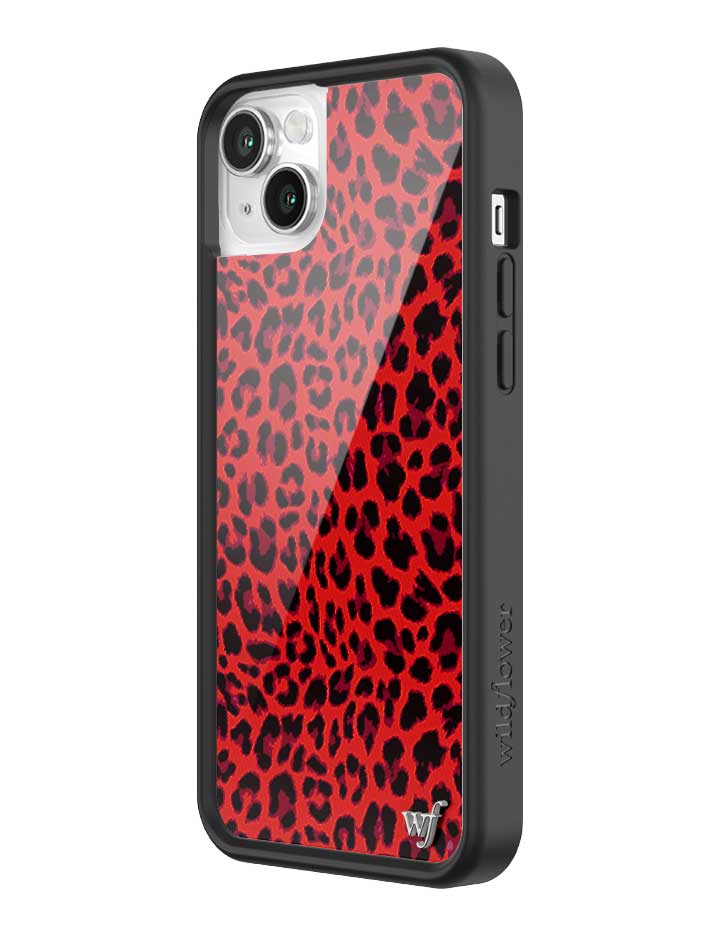 Wildflower Meow | Red iPhone Case