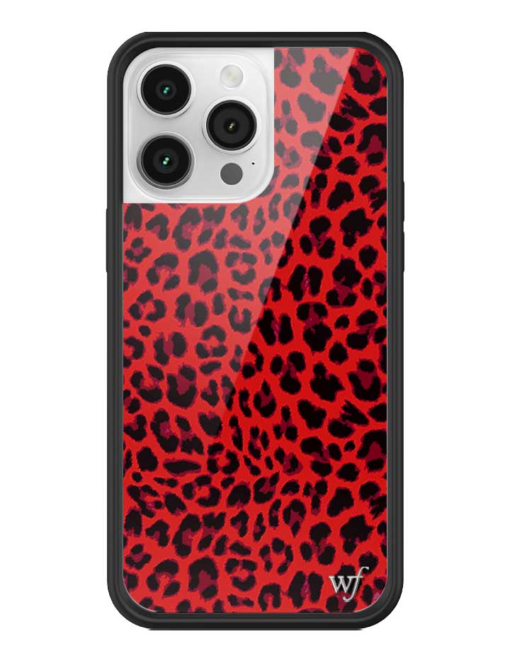 Wildflower Meow | Red iPhone Case