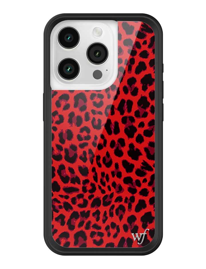 Wildflower Meow | Red iPhone Case
