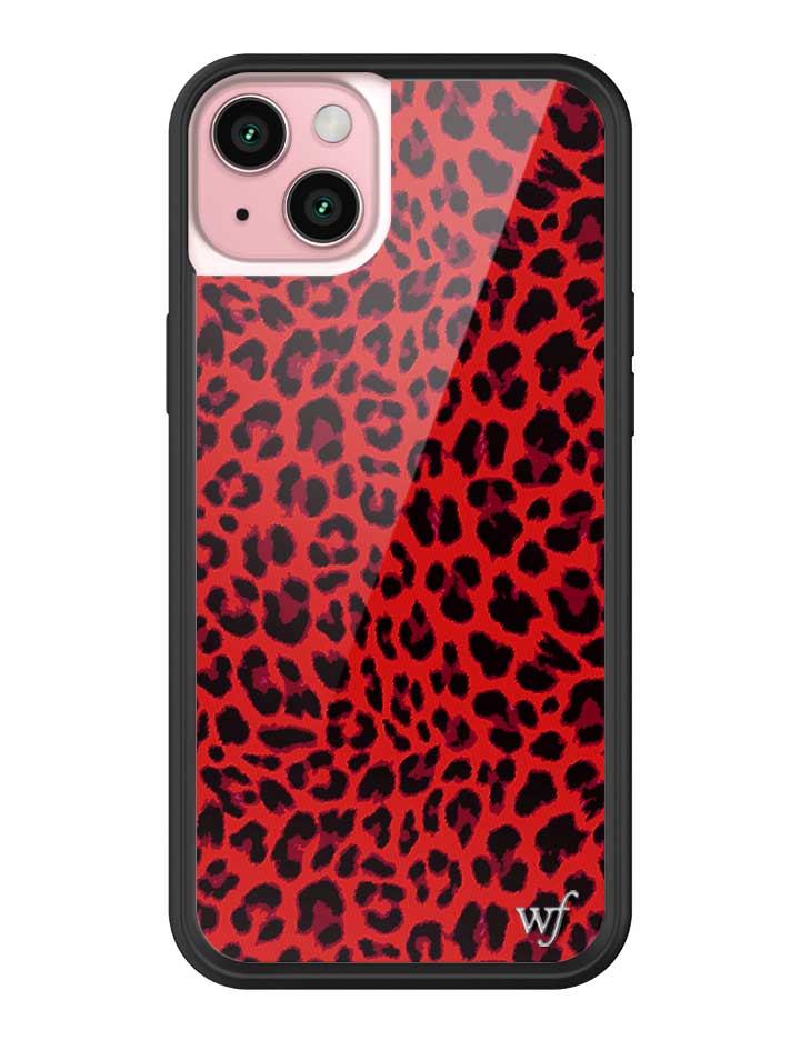 Wildflower Meow | Red iPhone Case
