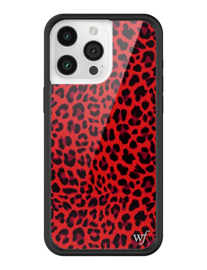 Wildflower Meow | Red iPhone Case