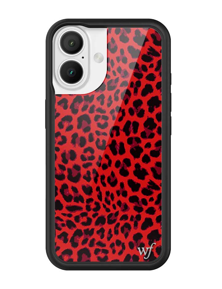 Wildflower Meow | Red iPhone Case