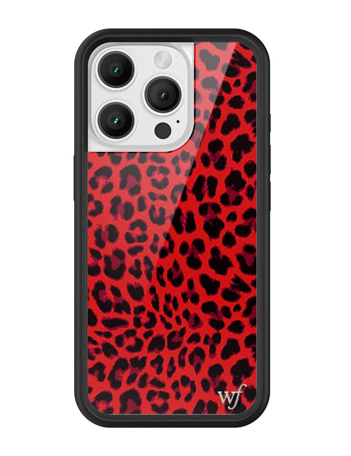 Wildflower Meow | Red iPhone Case