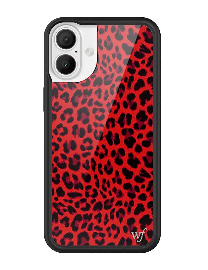 Wildflower Meow | Red iPhone Case