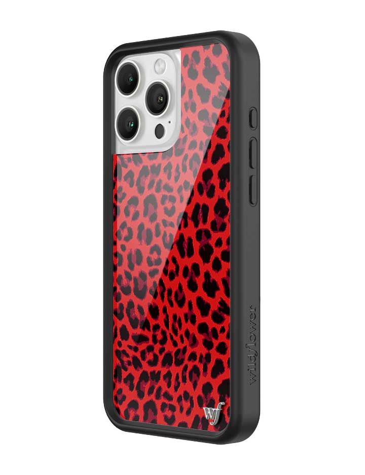 Wildflower Meow | Red iPhone Case