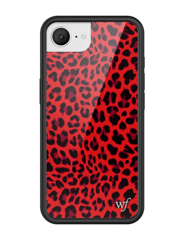 Wildflower Meow | Red iPhone Case