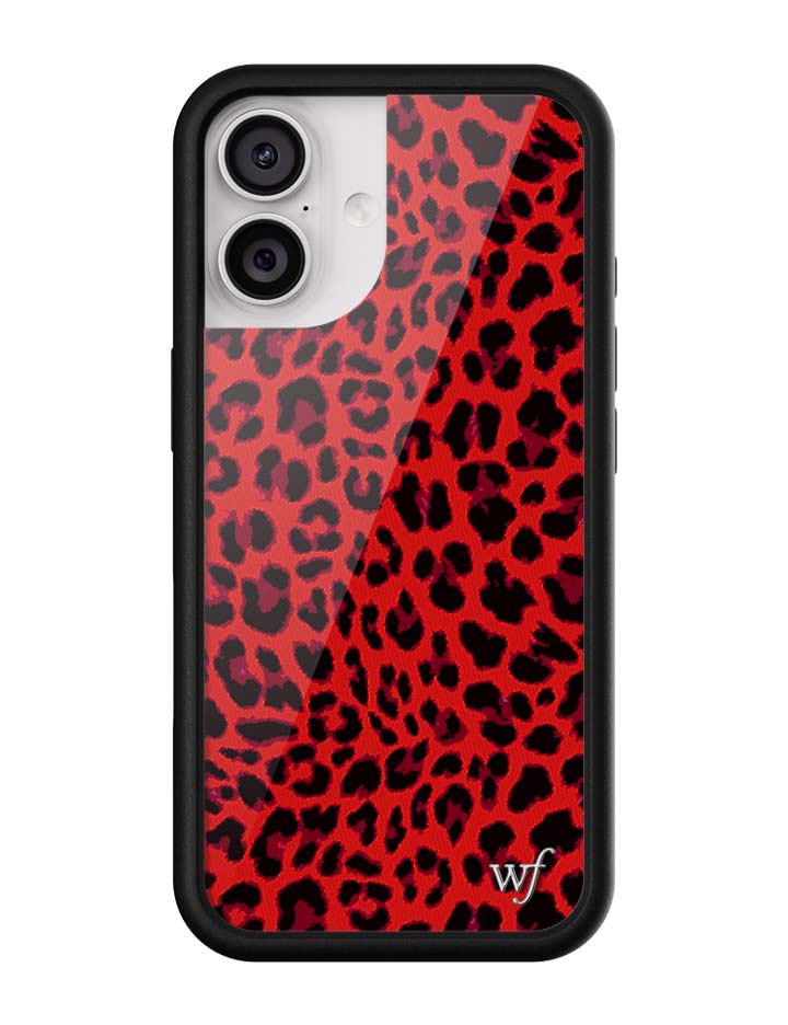 Wildflower Meow | Red iPhone Case