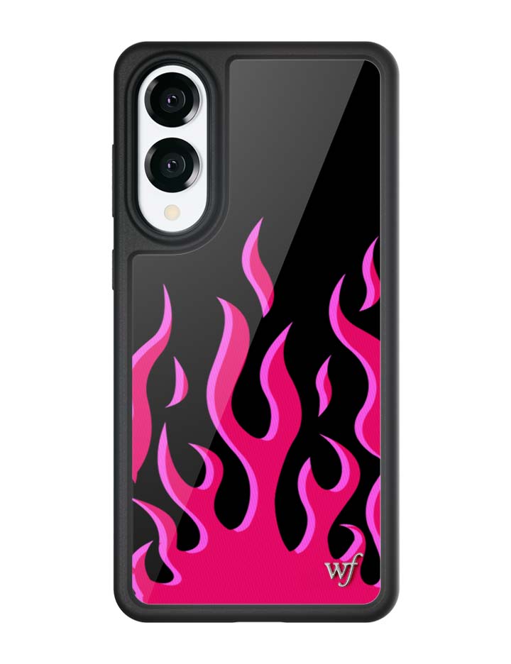 Wildflower Flames | Black & Red Samsung Galaxy Case
