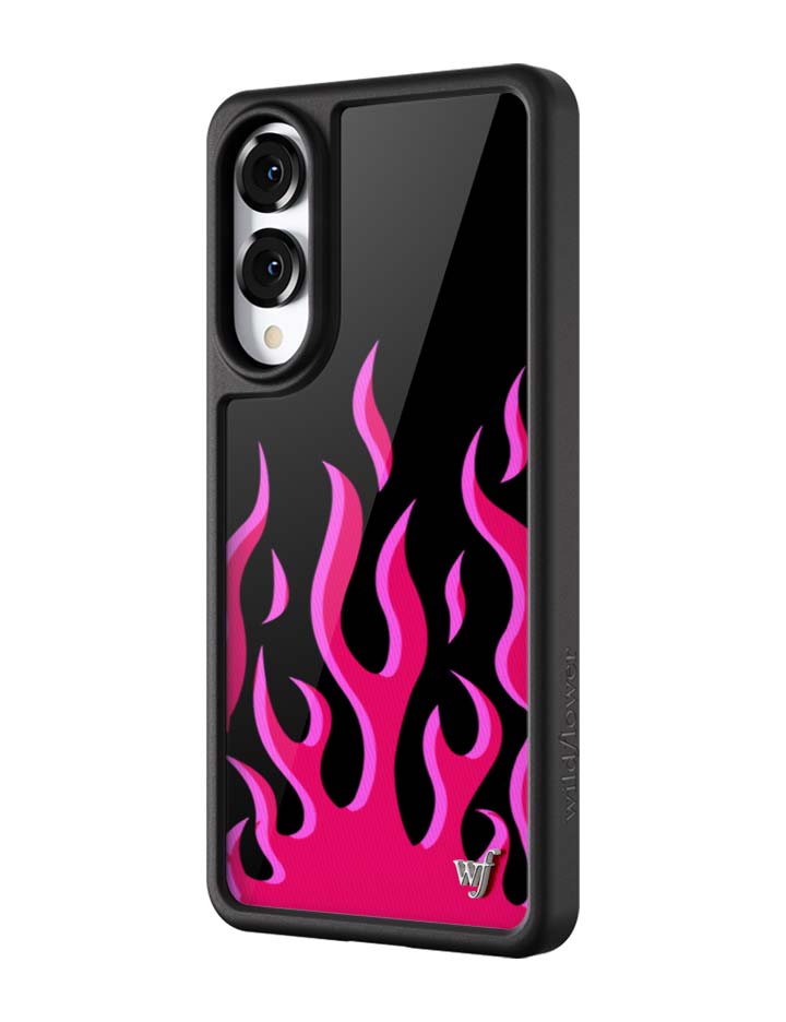 Wildflower Flames | Black & Red Samsung Galaxy Case