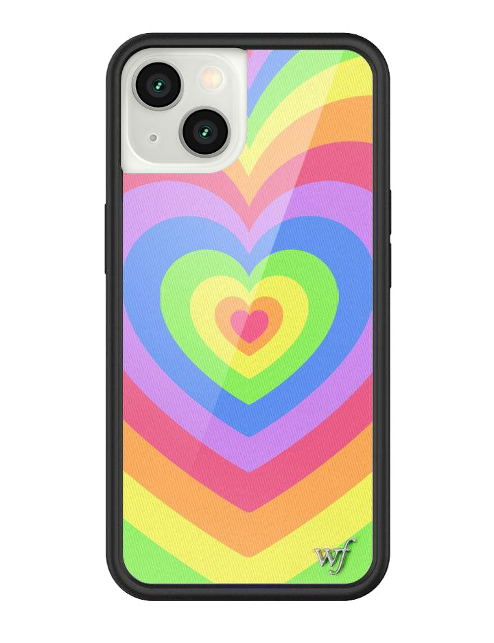 Wildflower Latte Love | Rainbow iPhone Case