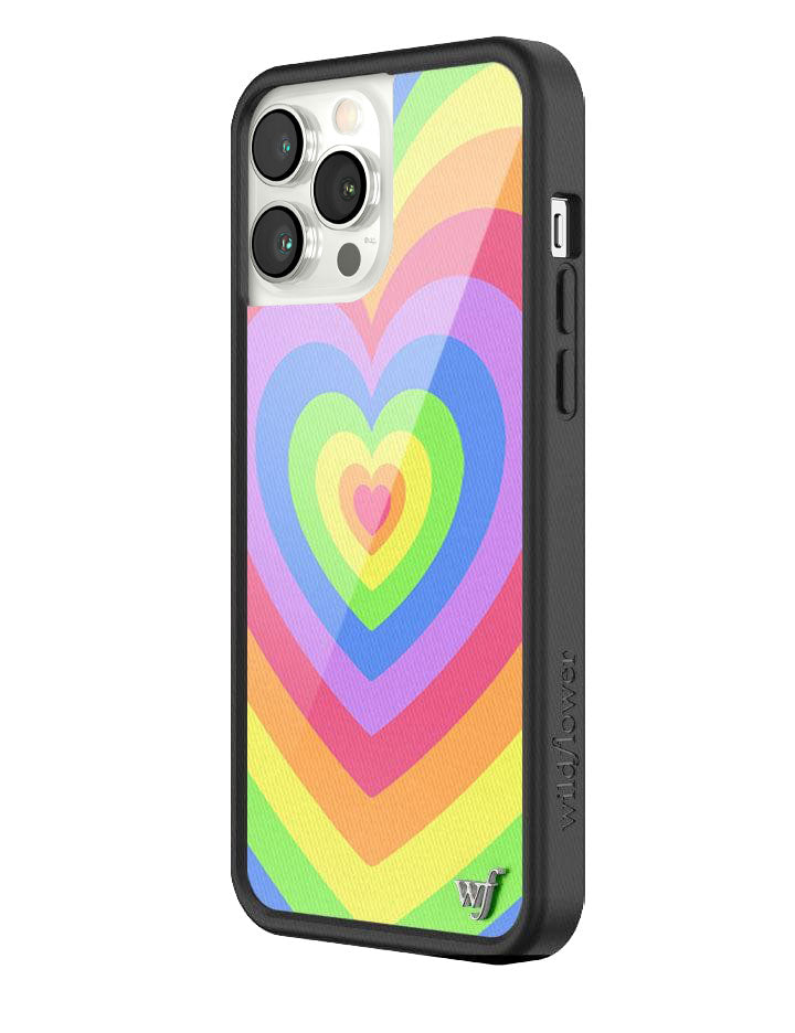 Wildflower Latte Love | Rainbow iPhone Case