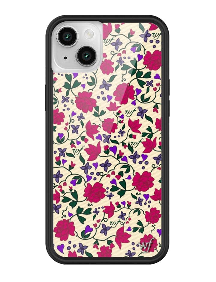 Wildflower Rose Romance iPhone Case