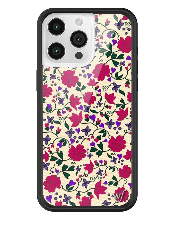 Wildflower Rose Romance iPhone Case