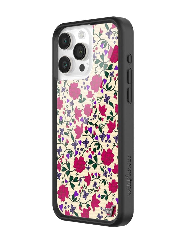 Wildflower Rose Romance iPhone Case