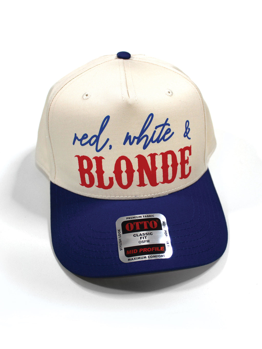 Red, White & Hair Color Snapback Hat
