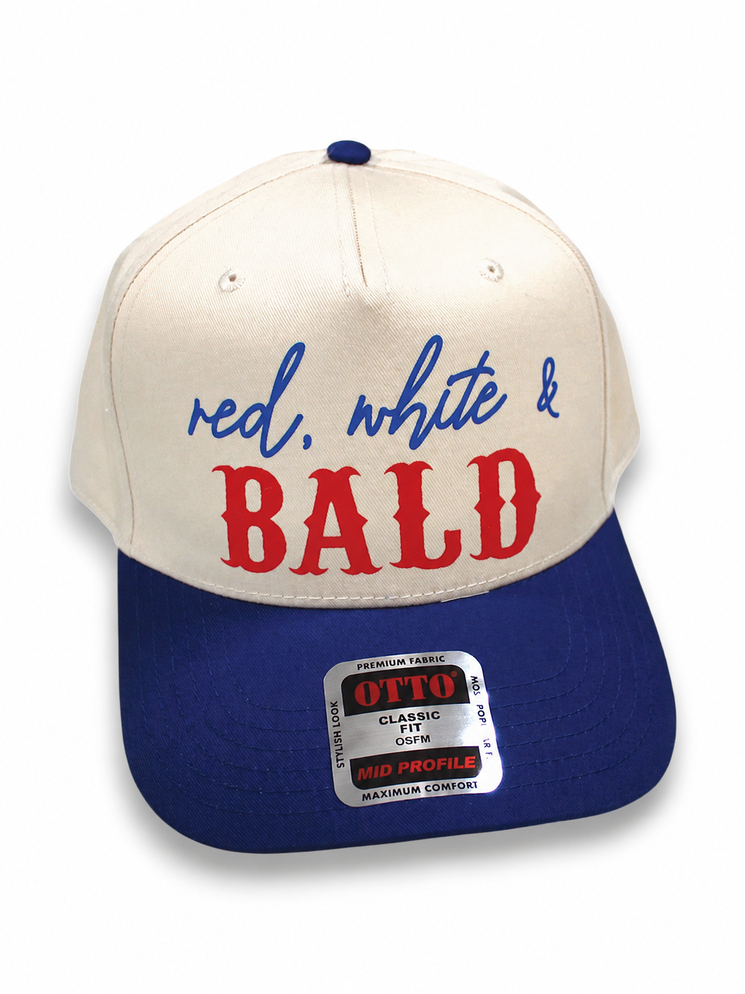 Red, White & Hair Color Snapback Hat
