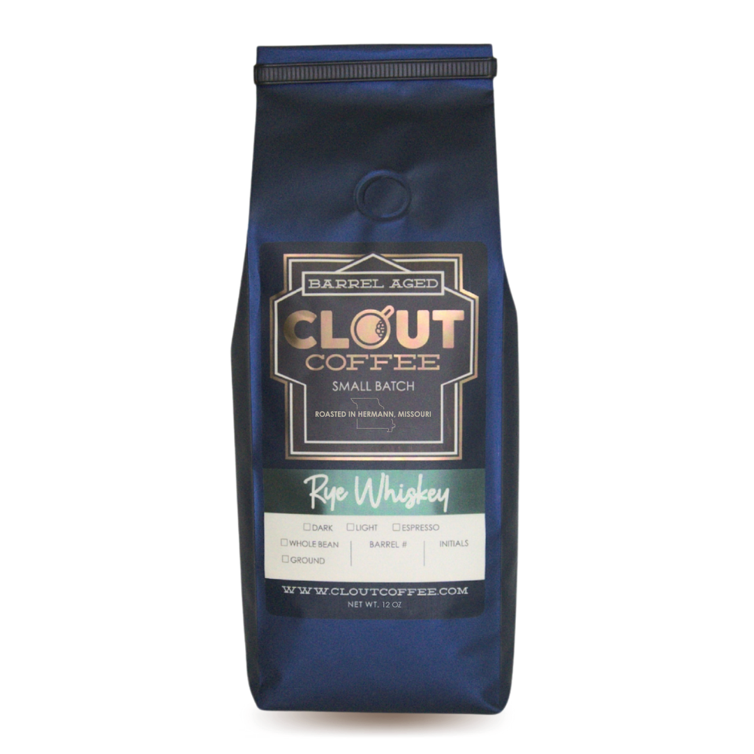 Rye Whiskey Barrel Aged Coffee, 12oz